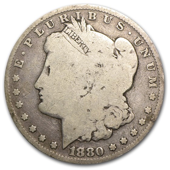 1880 Morgan Dollar Knobbed 8 Good (VAM-1A, Top-100) 1880 Morgan Dollar Knobbed 8 Good (VAM-1A, Top-100)