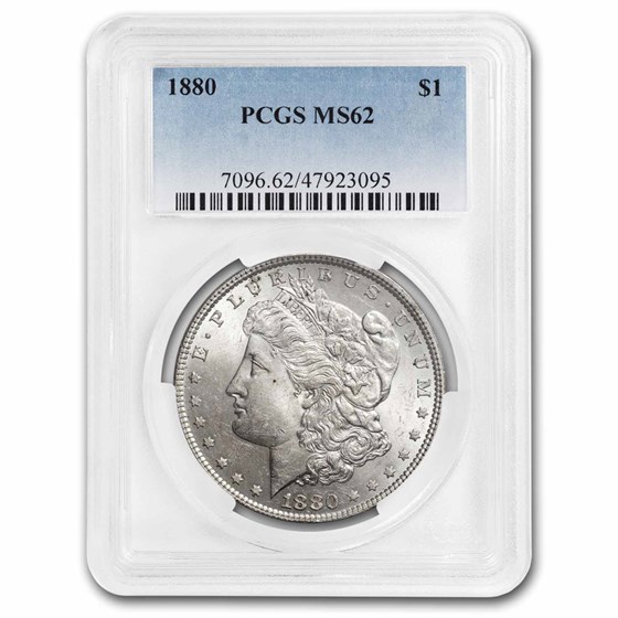 1880 Morgan Dollar MS-62 PCGS 1880 Morgan Dollar MS-62 PCGS