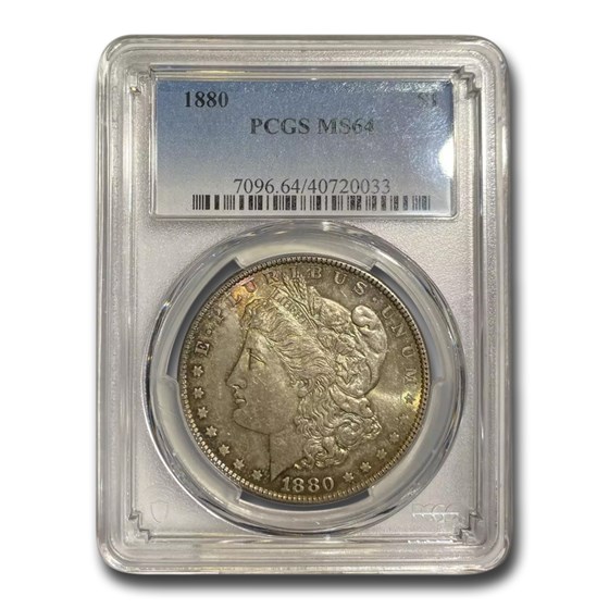 1880 Morgan Dollar MS-64 PCGS (Toned) 1880 Morgan Dollar MS-64 PCGS (Toned)