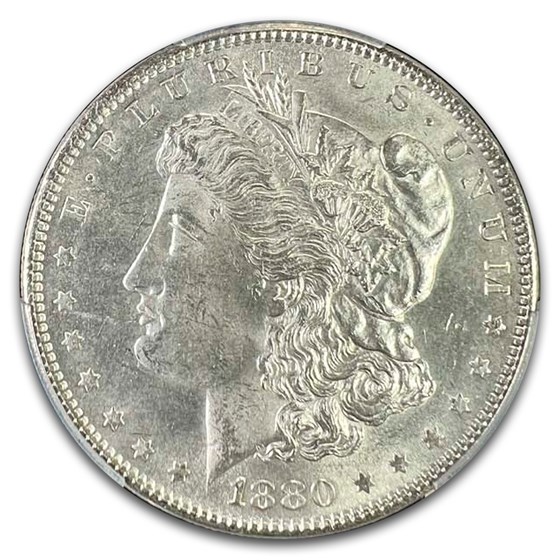 1880 Morgan Dollar MS-64 PCGS