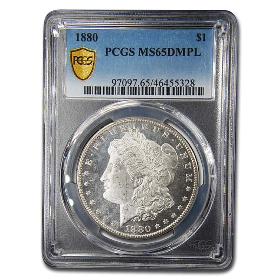 1880 Morgan Dollar MS-65 DMPL PCGS 1880 Morgan Dollar MS-65 DMPL PCGS