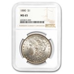 1880 Morgan Dollar MS-65 NGC
