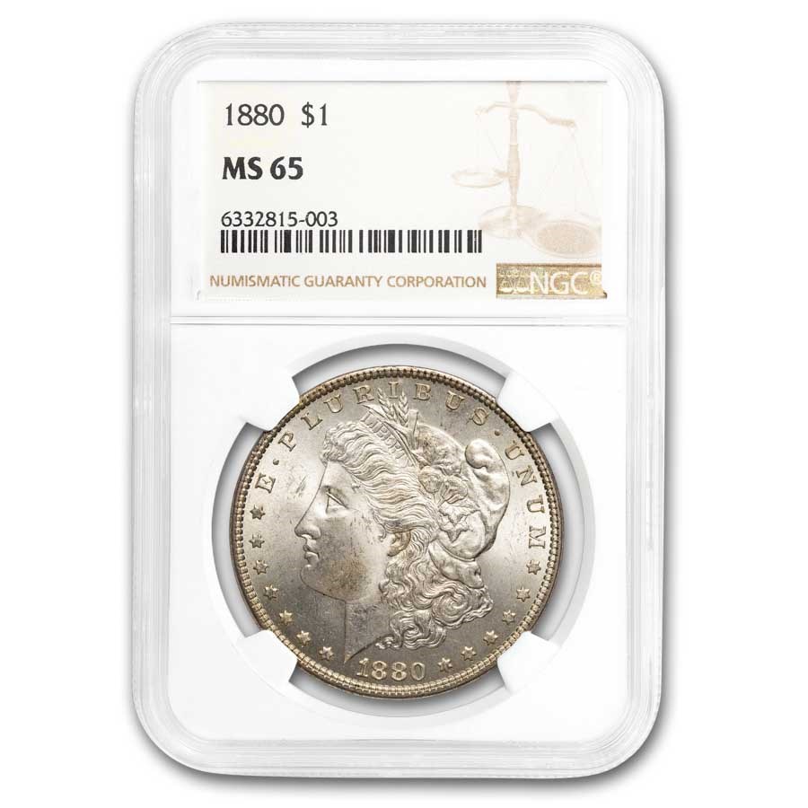1880 Morgan Dollar MS-65 NGC