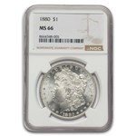 1880 Morgan Dollar MS-66 NGC