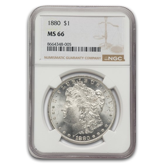 1880 Morgan Dollar MS-66 NGC