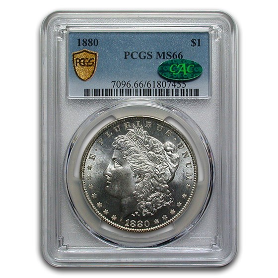 1880 Morgan Dollar MS-66 PCGS CAC