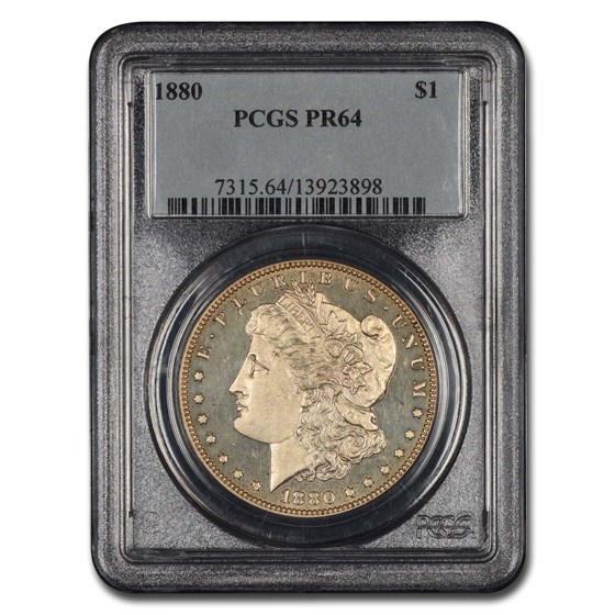 1880 Morgan Dollar PR-64 PCGS 1880 Morgan Dollar PR-64 PCGS