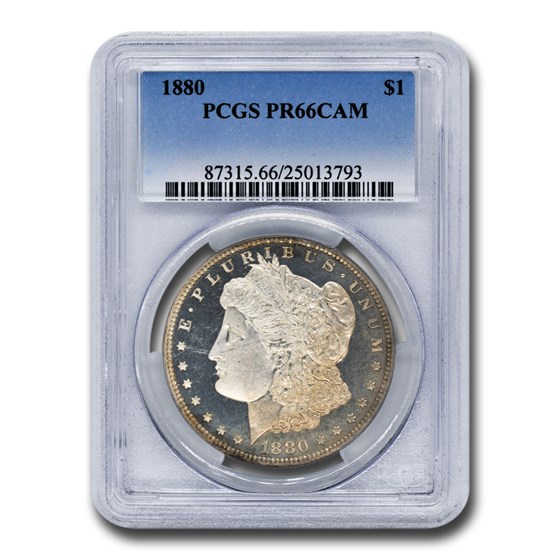 1880 Morgan Dollar PR-66 Cameo PCGS 1880 Morgan Dollar PR-66 Cameo PCGS