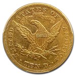 1880-O $10 Liberty Gold Eagle AU-50 PCGS