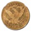 1880-O $10 Liberty Gold Eagle AU-58 NGC