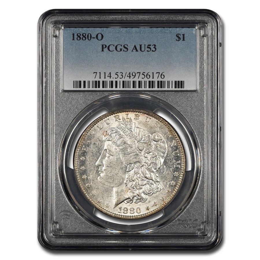1880-O Morgan Dollar AU-53 PCGS