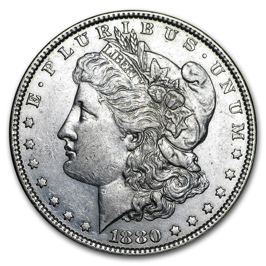 1880-O Morgan Dollar AU