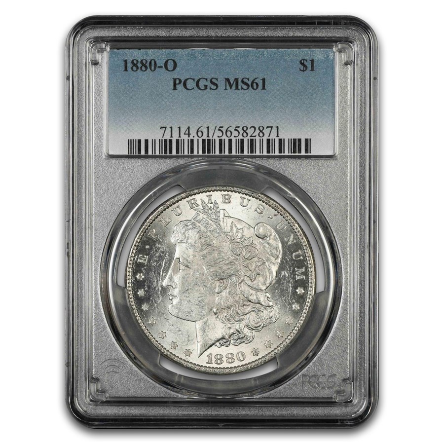 1880-O Morgan Dollar MS-61 PCGS