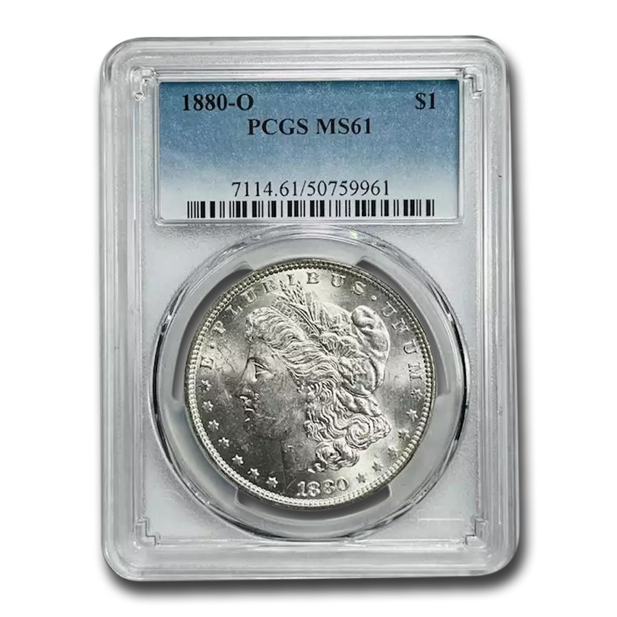 1880-O Morgan Dollar MS-61 PCGS