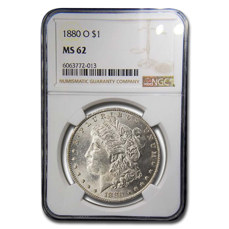 1880-O Morgan Dollar MS-62 NGC