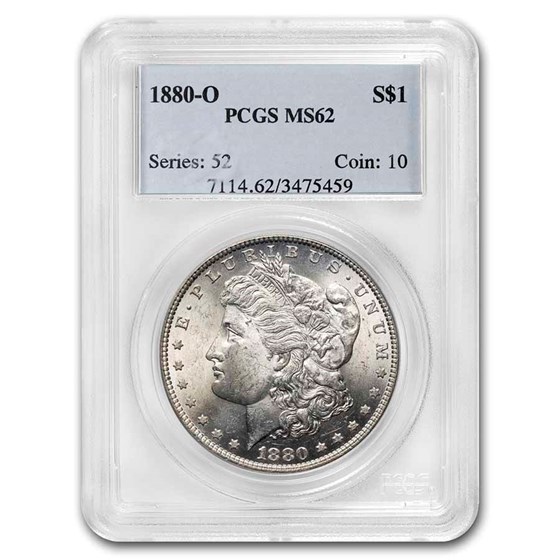 1880-O Morgan Dollar MS-62 PCGS