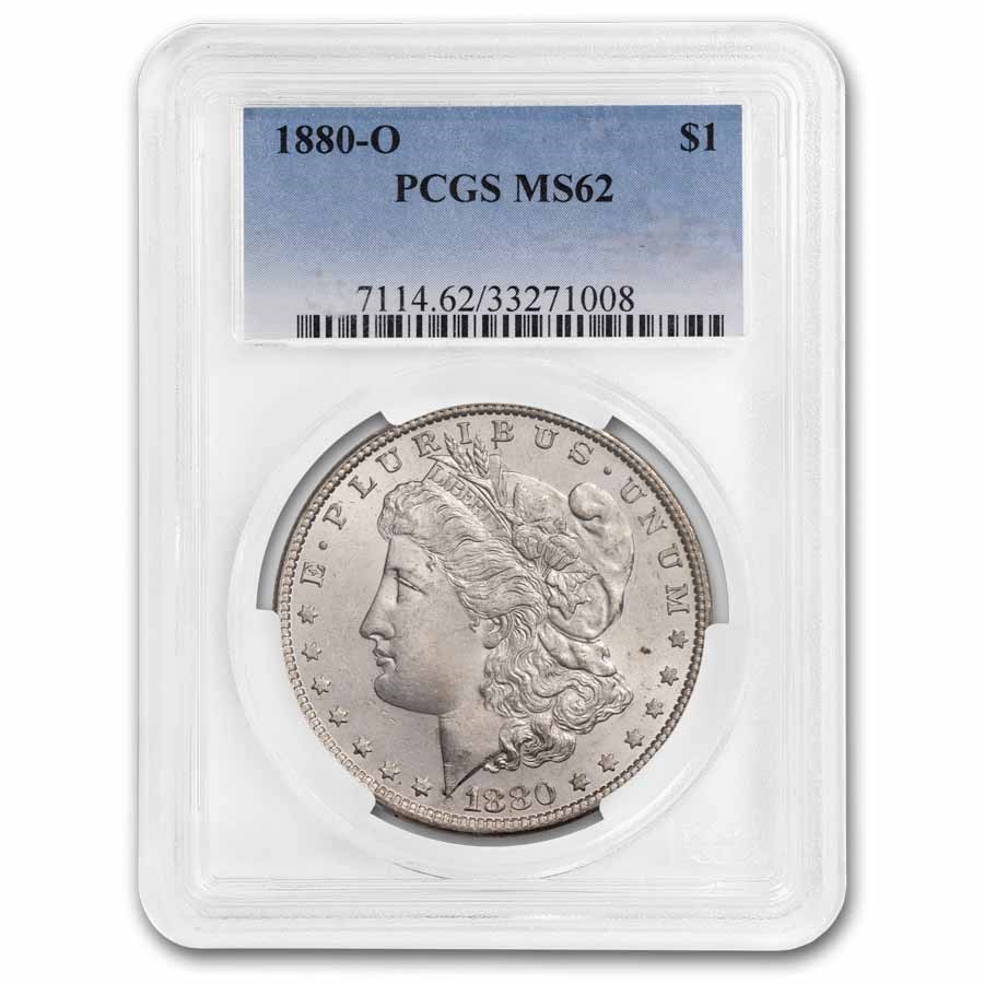 1880-O Morgan Dollar MS-62 PCGS