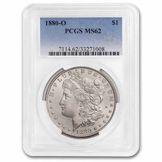 1880-O Morgan Dollar MS-62 PCGS 1880-O Morgan Dollar MS-62 PCGS