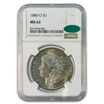 1880-O Morgan Dollar MS-63 NGC (CAC)