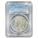 1880-O Morgan Dollar MS-63 PCGS