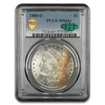 1880-O Morgan Dollar MS-64+ PCGS CAC (Toned)