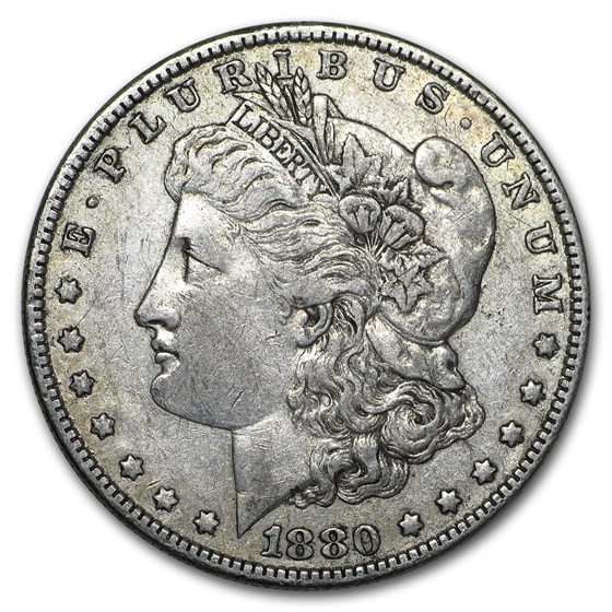 1880-O Morgan Dollar XF