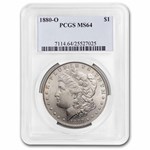 1880-O Morgan Silver Dollar MS-64 PCGS