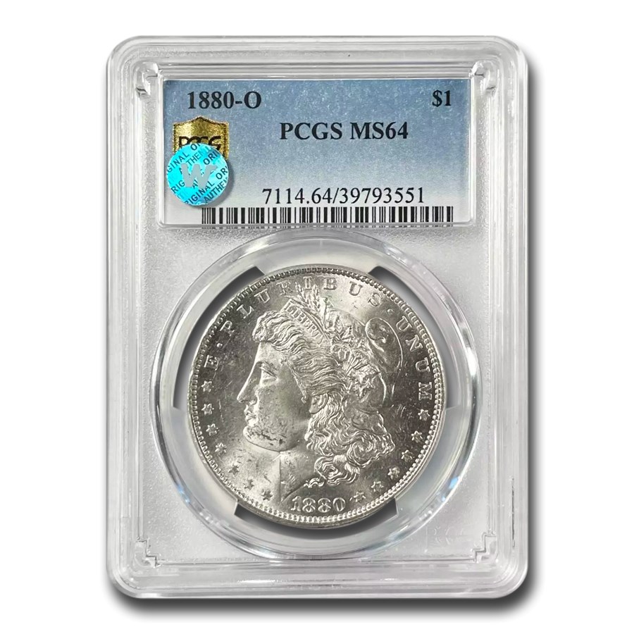 1880-O Morgan Silver Dollar MS-64 PCGS