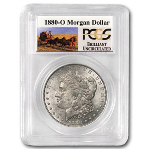 1880-O Stage Coach Morgan Dollar BU PCGS 1880-O Stage Coach Morgan Dollar BU PCGS