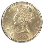1880-S $10 Liberty Gold Eagle MS-61 NGC