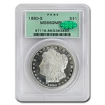 1880-S Morgan Dollar DMPL MS-66 PCGS CAC
