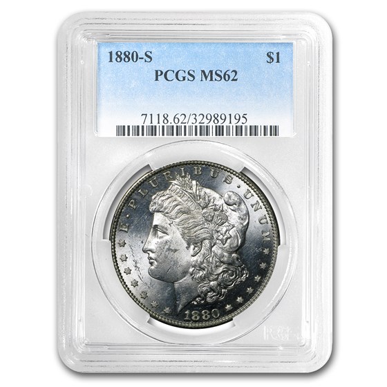 1880-S Morgan Dollar MS-62 PCGS 1880-S Morgan Dollar MS-62 PCGS