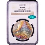 1880-S Morgan Dollar MS-63* NGC CAC