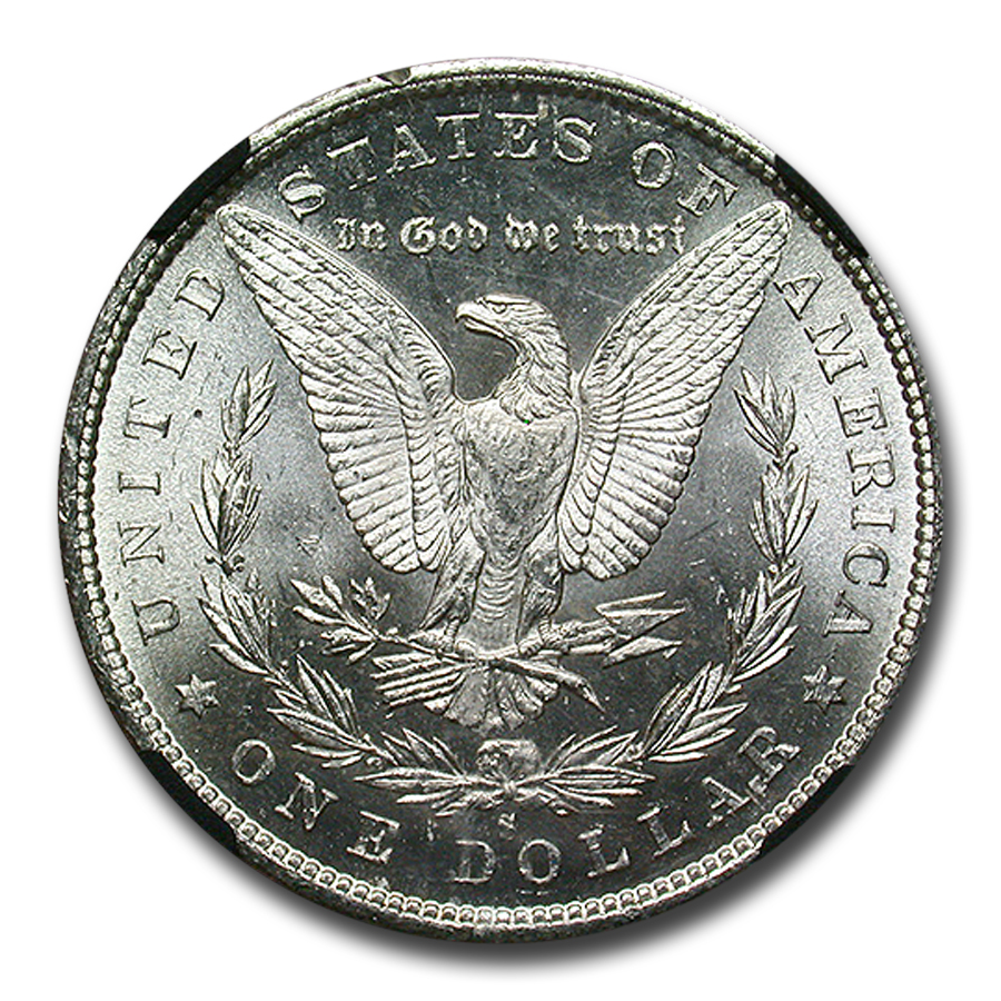 Buy 1880-S Morgan Dollar MS-63 NGC (Orig Bag Fragment) | APMEX