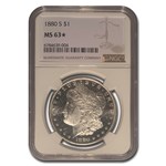 1880-S Morgan Dollar MS-63* NGC (Star Designation)