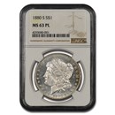 1880-S Morgan Dollar MS-63 PL NGC