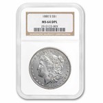 1880-S Morgan Dollar MS-64 DPL NGC