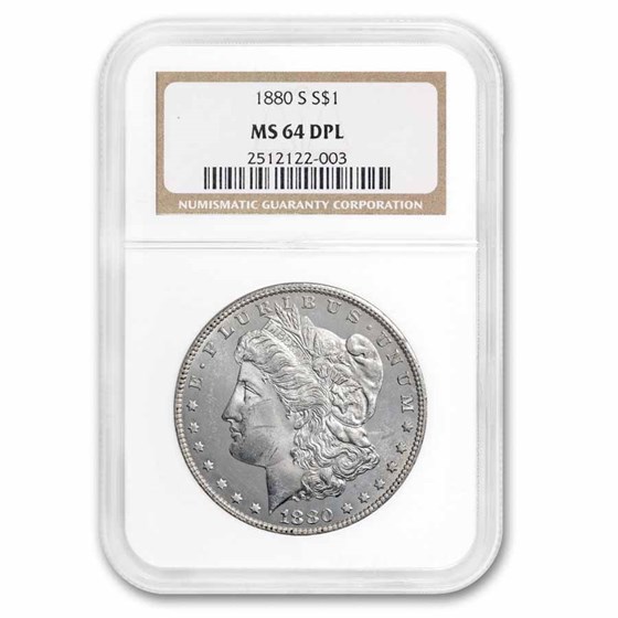 1880-S Morgan Dollar MS-64 DPL NGC 1880-S Morgan Dollar MS-64 DPL NGC