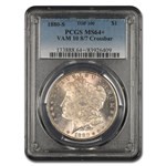 1880-S Morgan Dollar MS-64+ PCGS (VAM 10 8/7 Crossbar)