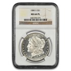 1880-S Morgan Dollar MS-64 PL NGC