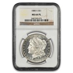 1880-S Morgan Dollar MS-64 PL NGC