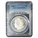 1880-S Morgan Dollar MS-65 DMPL PCGS