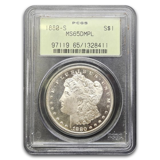 1880-S Morgan Dollar MS-65 DMPL PCGS