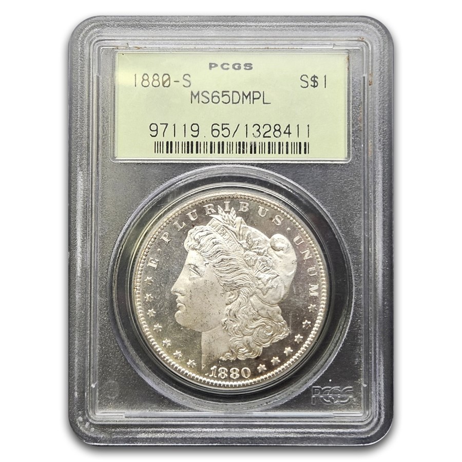 1880-S Morgan Dollar MS-65 DMPL PCGS