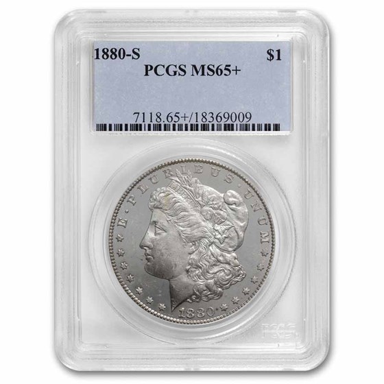 1880-S Morgan Dollar MS-65+ PCGS 1880-S Morgan Dollar MS-65+ PCGS