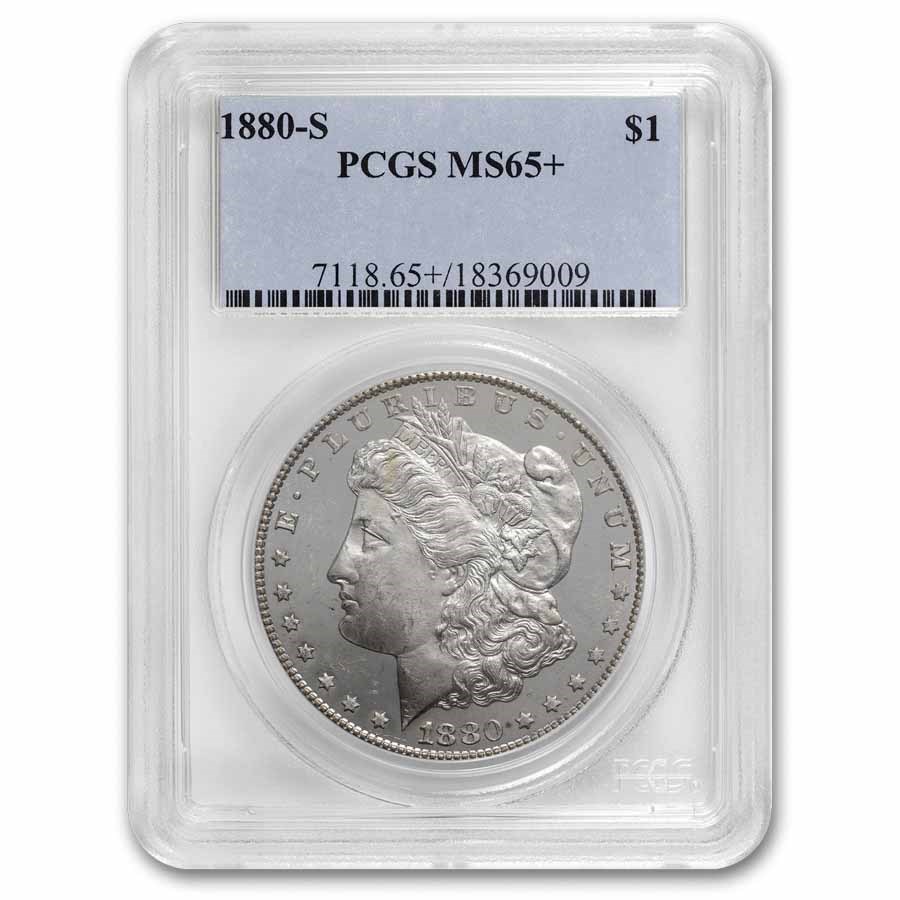1880-S Morgan Dollar MS-65+ PCGS
