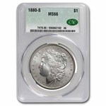 1880-S Morgan Dollar MS-66 CACG