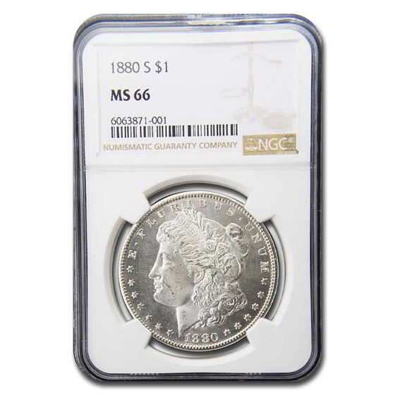 1880-S Morgan Dollar MS-66 NGC 1880-S Morgan Dollar MS-66 NGC