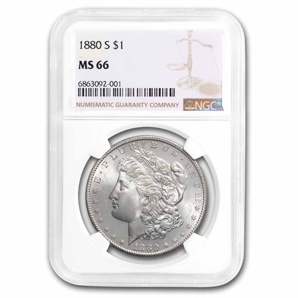 Buy 1880-S Morgan Dollar MS-66 NGC | APMEX