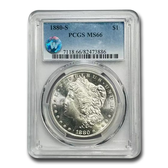 1880-S Morgan Dollar MS-66 PCGS 1880-S Morgan Dollar MS-66 PCGS